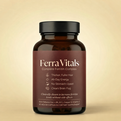 FerraVitals Complete Ferritin Complex – 60 Veggie Capsules